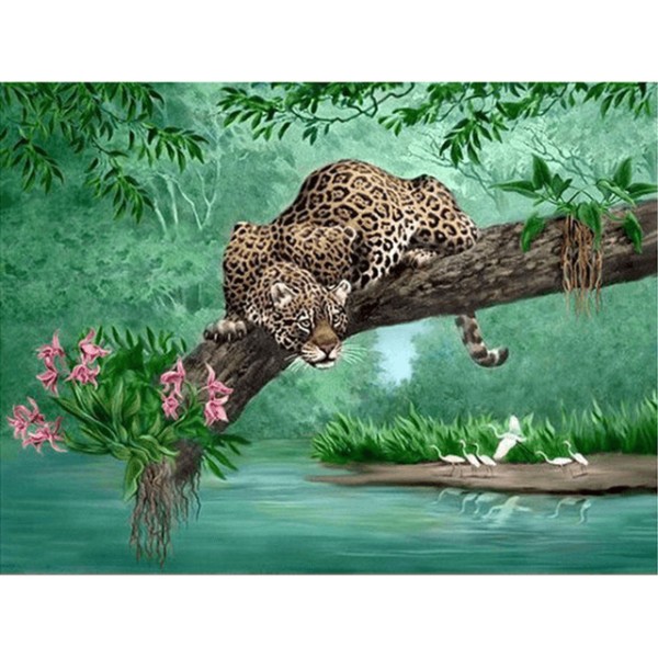 Leopard On Tree