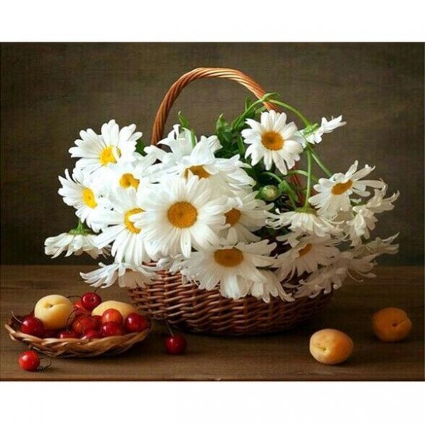 Daisy Flower Basket