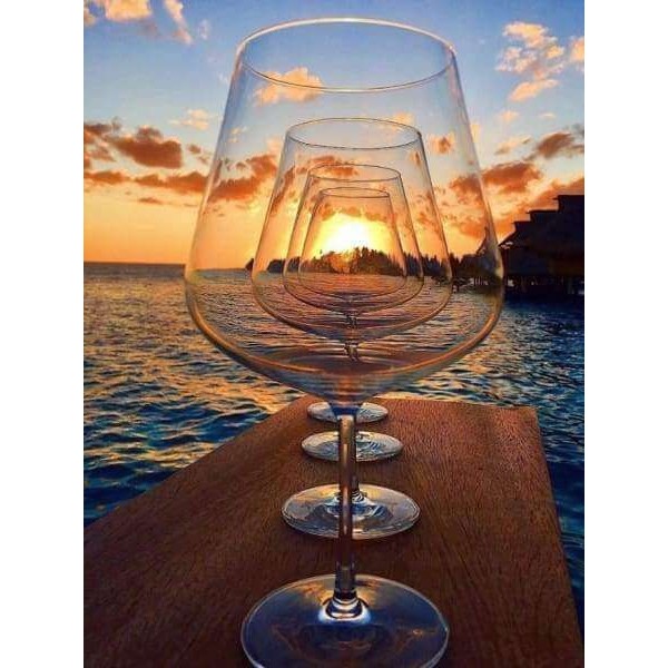 Sunset In A Wine Glass