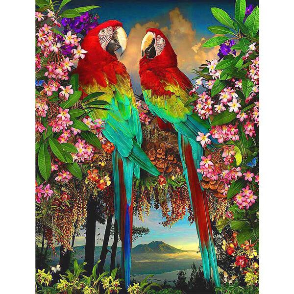 Floral Parrots