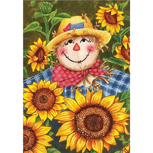 Sunflowers Scarecrow