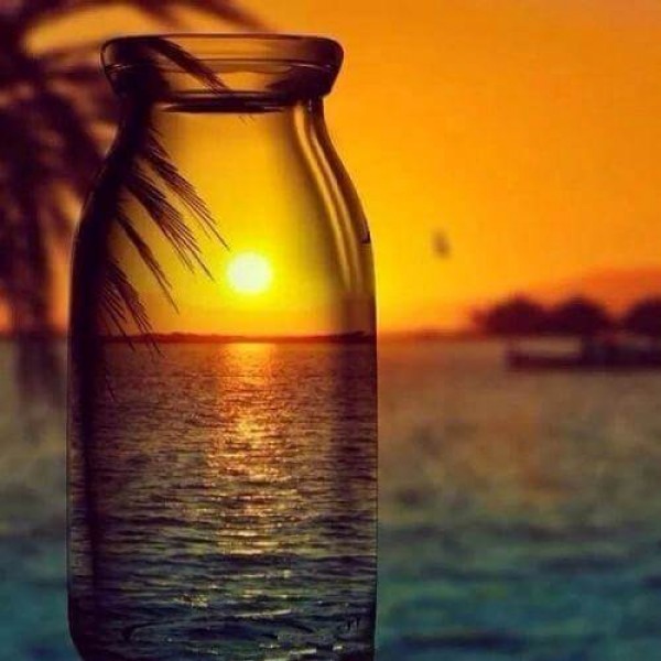 Sunset Sea Bottle
