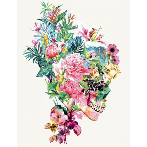 Skull Bouquet Of Flower