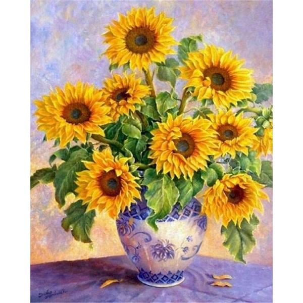 Sunflower Vase Still Life