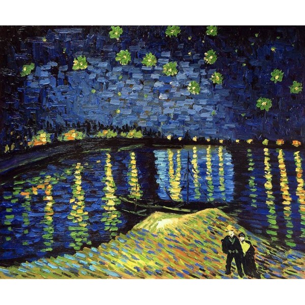 Starry Night Over the Rhône Van Gogh