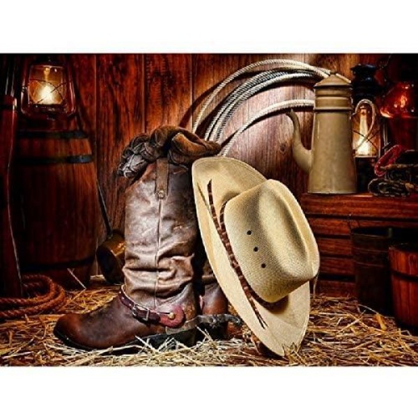 Cowboy Boots and Hat