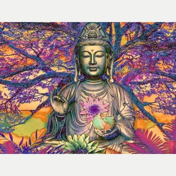 Neon Buddha Tree
