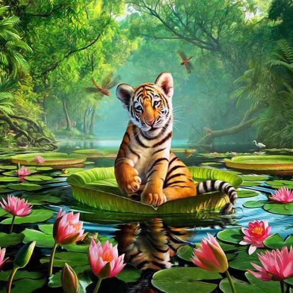 Lotus Pond Small Tiger