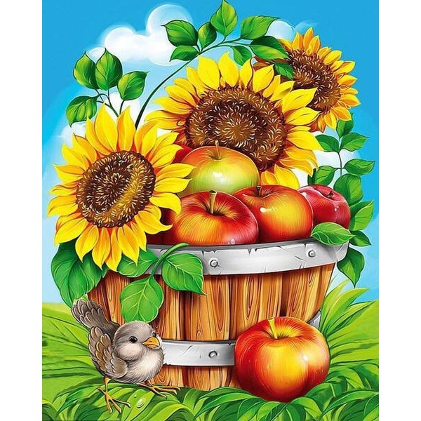 Sunflowers and Apples