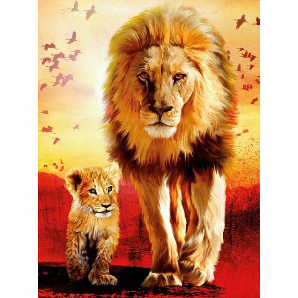 Father Like Son Lion