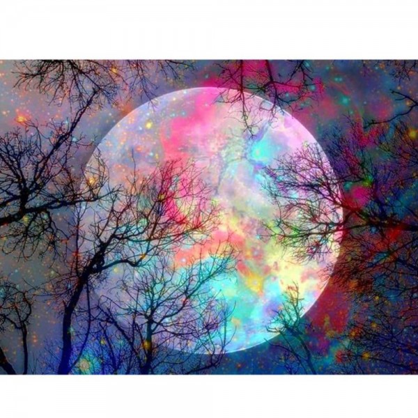 Colorful Forest Moon