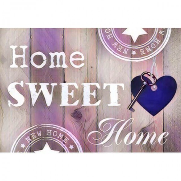 Home Sweet Home Purple