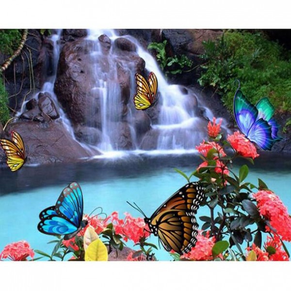 Waterfall butterfly