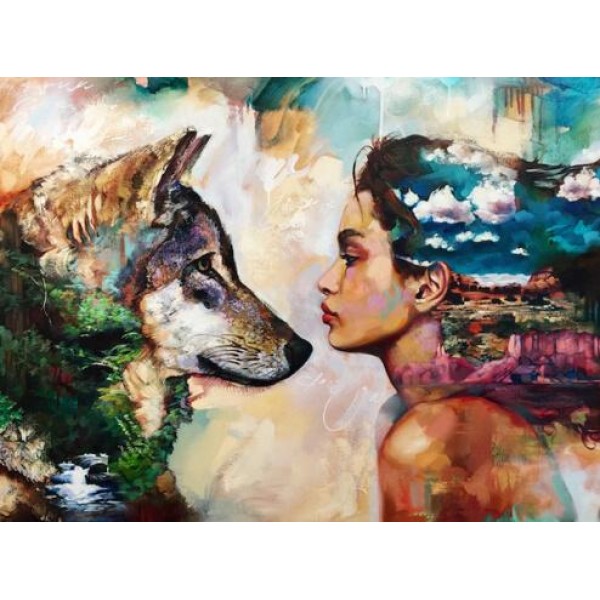Wolf and Woman