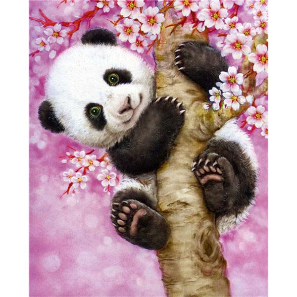 Baby Panda On Tree