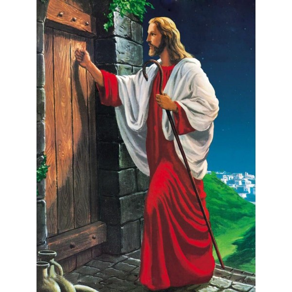 Jesus Knocking On Door