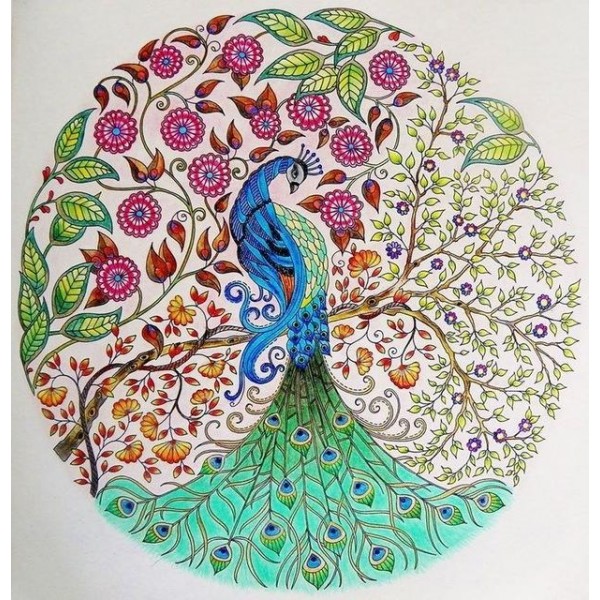 Round Peacock Tree