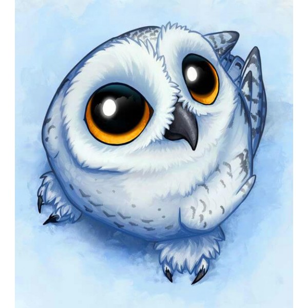 Blue Baby Owl