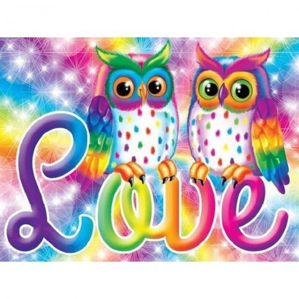 Cartoon Owl Love