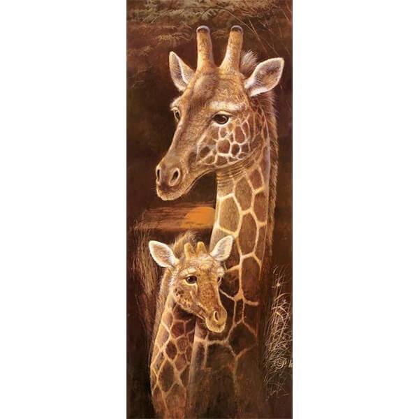 Giraffe Maternal Love
