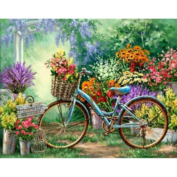 Bicycle In Garden