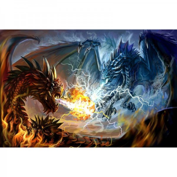 Two Fighting Dragons Myth