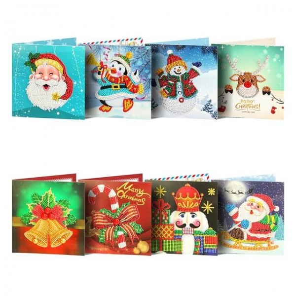 Mega Value Christmas Cards 2 - 8x Pack
