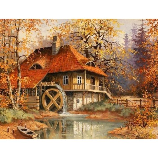 Cottage In Autumn