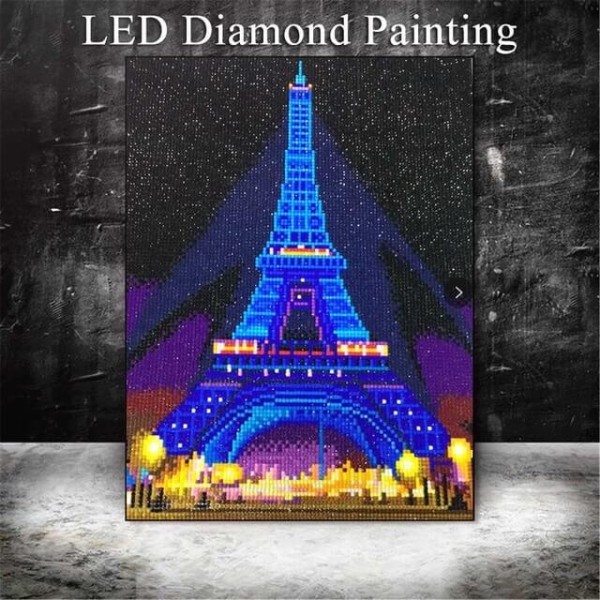 Framed Eiffel Tower LED Kit