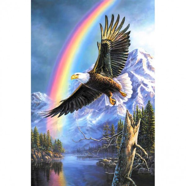 Rainbow Flying Eagle