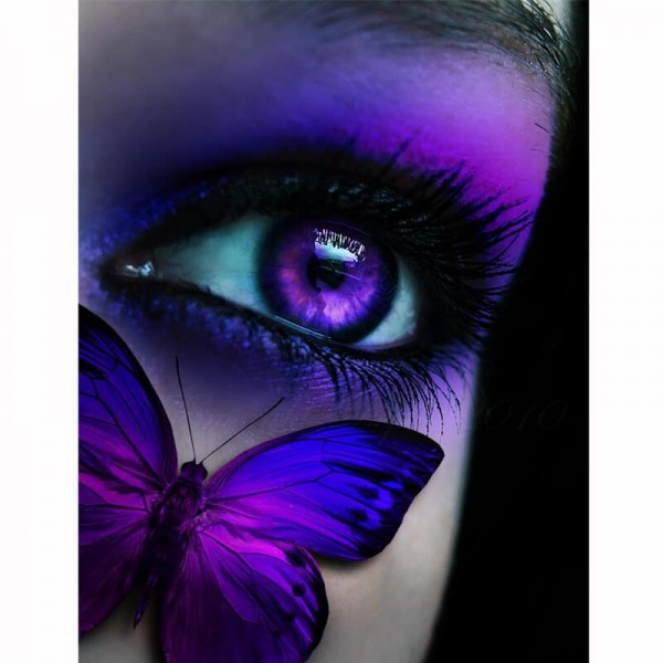 Purple Butterfly Eye